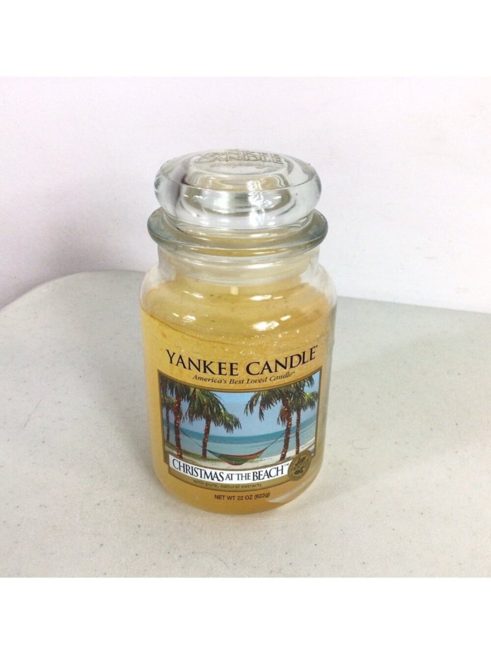Yankee Candle Christmas at The Beach Jar Candle 22 oz New